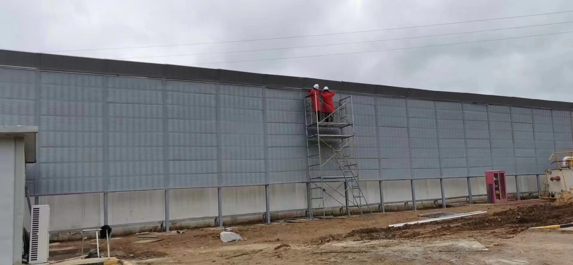 Customized Traffic Noise Reduction Fences Wall Noise Cancelling Wall Sheet Highway Noise Barrier High Stability