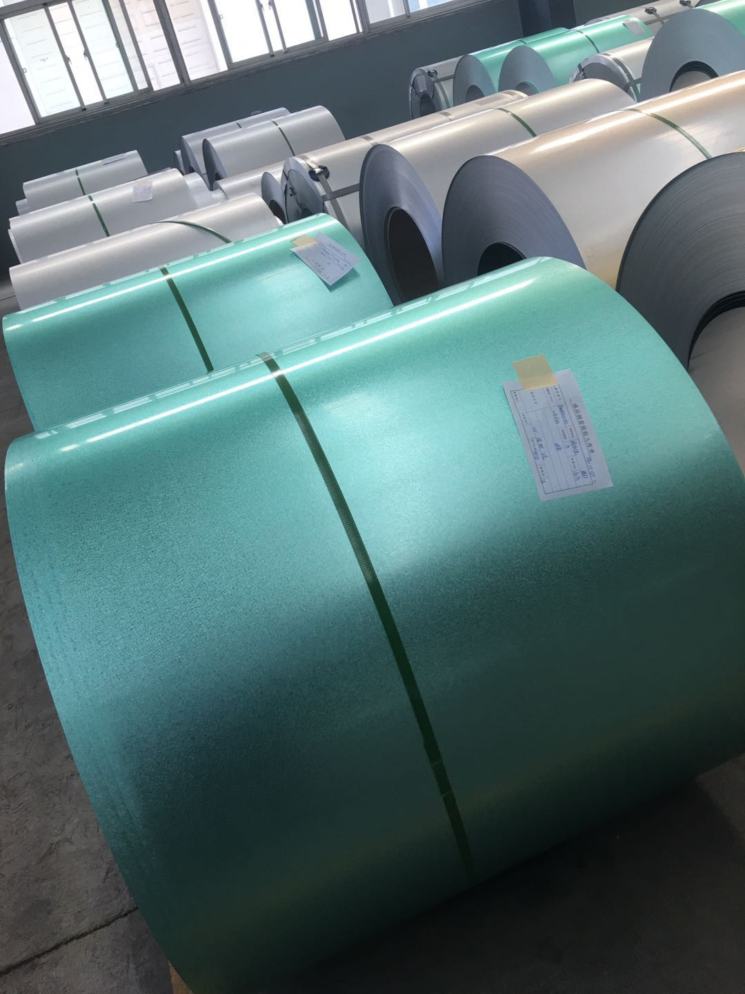 AZ100 Green AFP Aluzinc Steel For Stone Coated Roof Tile 55% Galvalume Steel Coil Sheet DX51D