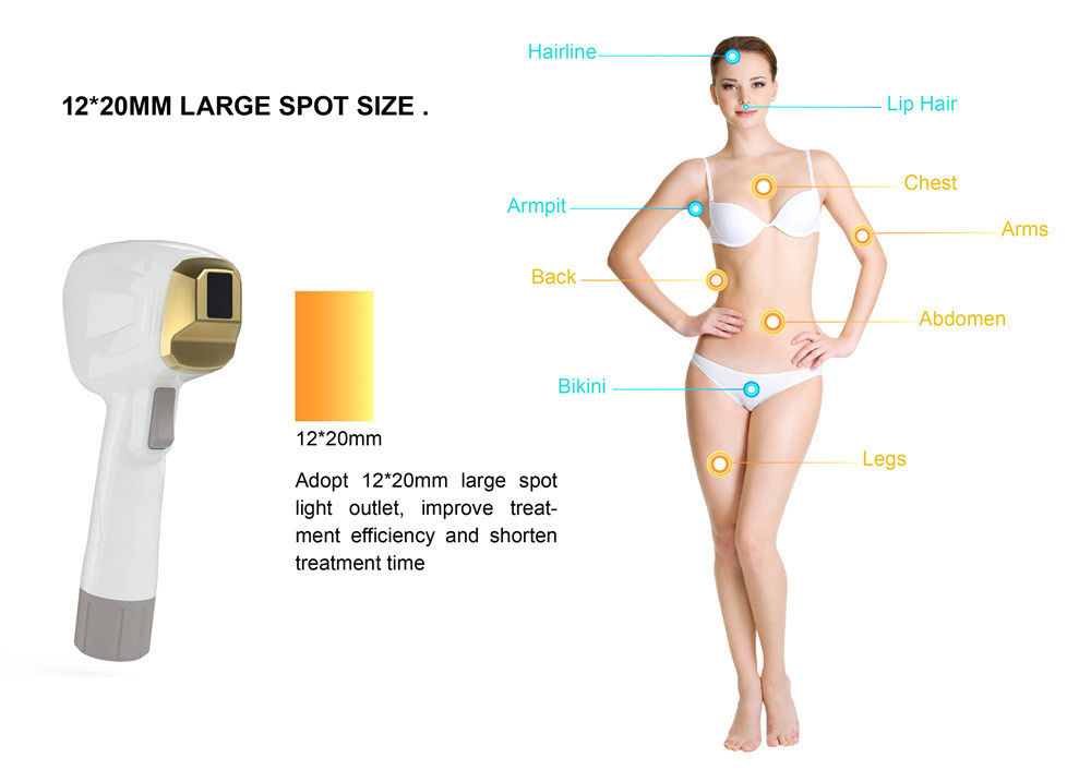755 808 1064 Diode Laser Hair Removal Machine