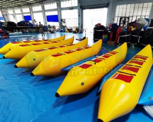 China Long Rowing Inflatable Banana Boat Water Sport Equipment on sale
