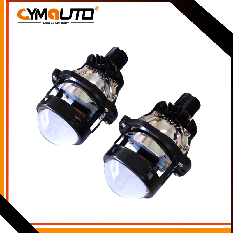 1.8 Inch / 2 Inch Bi Xenon Projectors Mini LED Motorcycle Projector Lens