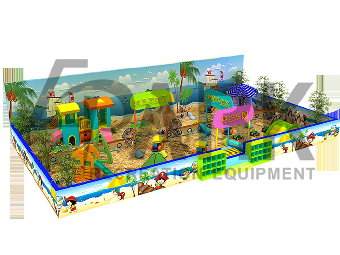 300W Kids Amusement Game Machines Soft Playground Equipment