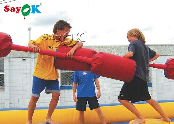 Inflatable Fighting Arena Double Stitching Kids Inflatable Fighting Arena Inflatable Gladiator Jousting Game