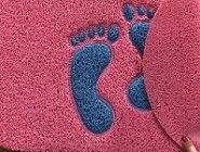 Green Pvc Coil Mat Carpet With Foam Backing Mat Width Of 12m 15m 18m 20m