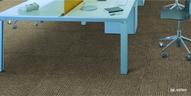 Multi level loop Nylon striped office carpet tile, nylon carpet tiles