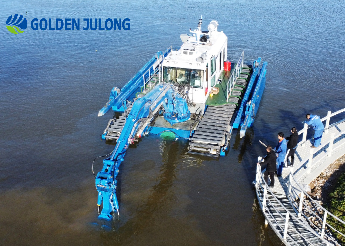 JLAME450 Amphibious Dredger Crawler Type with Multi Functions