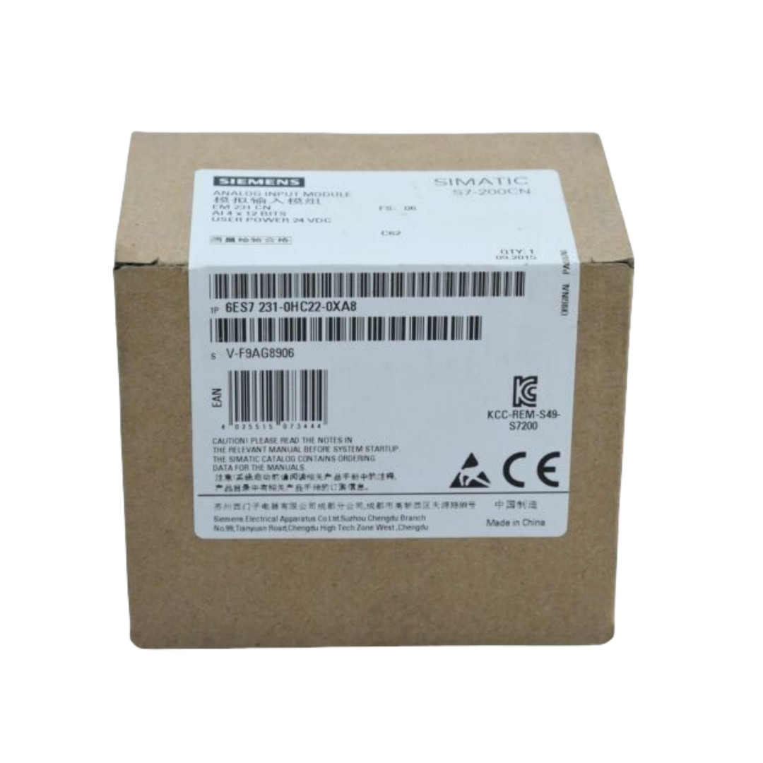 SIEMENS SIMATIC S7-200 PLC 6ES7231-0HC22-0XA8 EM 231 Analog Input, 4 Inputs