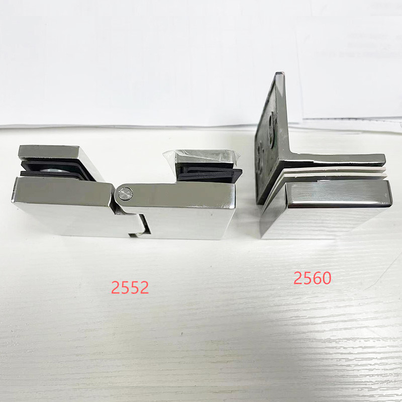Cast SUS304 High Precision Glass Door Hinge Surface Finished Glass Shower Hinge
