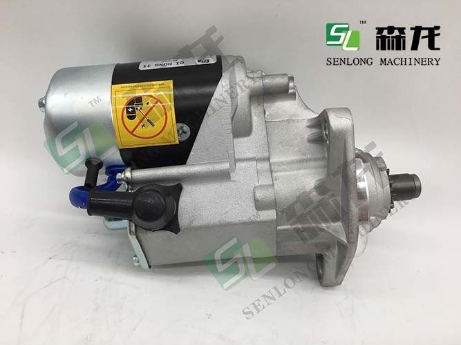 24V 11T CW Starter Motor For Isuzu Engine 6BG1 DENSO Hitachi Excavator EX200-5 ZX200 1811001410
