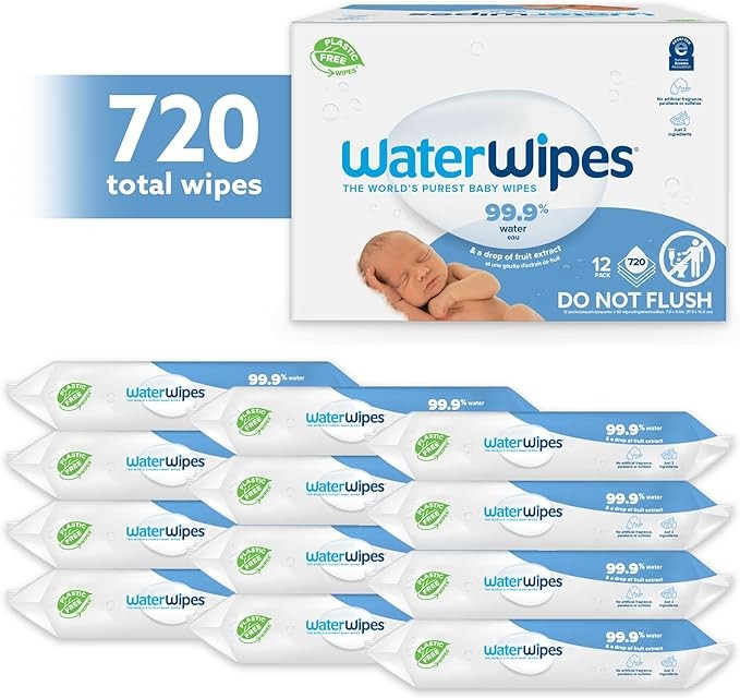 Disposable Wet Wipes For Baby Hands And Mouth , 80 Pumps Nonwoven Wet Wipes Enlarged And Thickened