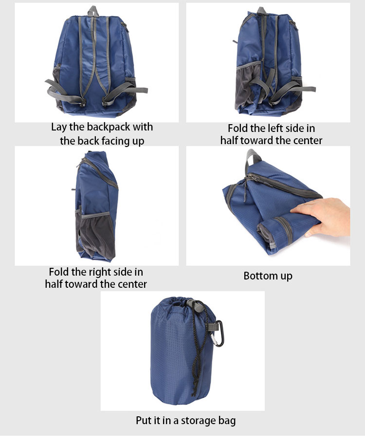 Private Label Outdoor Sports Backpacks Oxford Basketball Team Backpacks Foldable