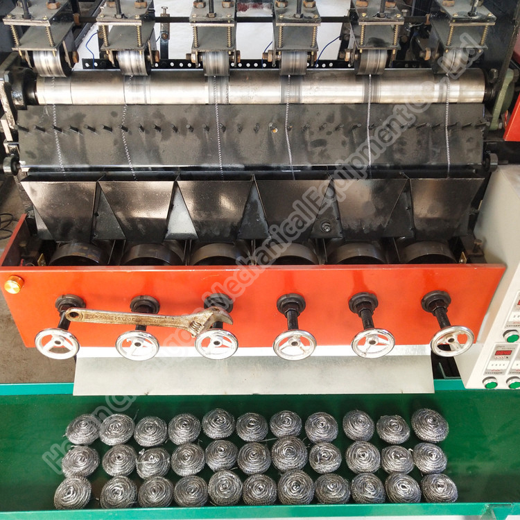 kitchen scouring ball making machine Industrial metal scourer machine Stainless Steel wire cleaning ball maker