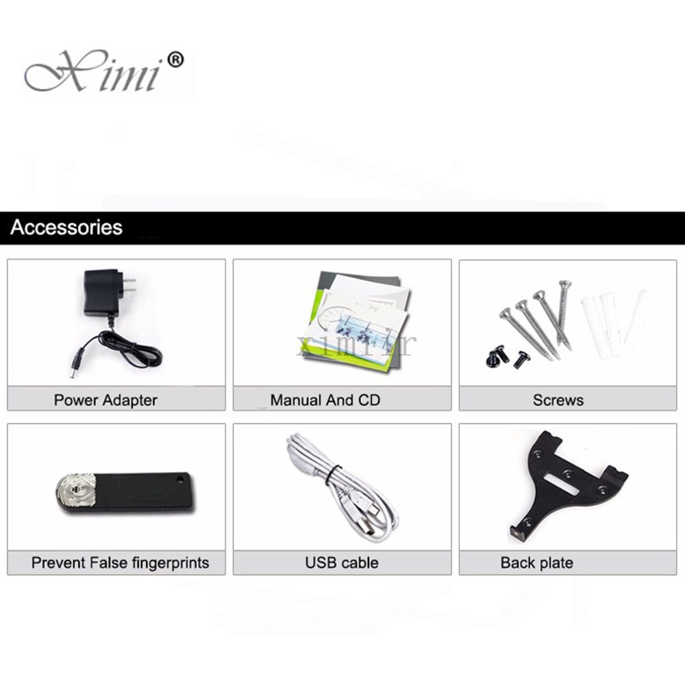 Good Quality XM100 Biometric Fingerprint Time Clock TCP/IP & RS232/485 Communication Fingerprint Time Attendance Time Clock