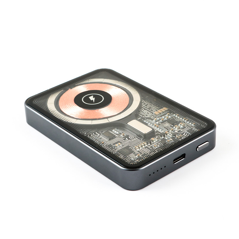Transparent Surface Magnetic Suction Style Fast Wireless Charger 15w 20w