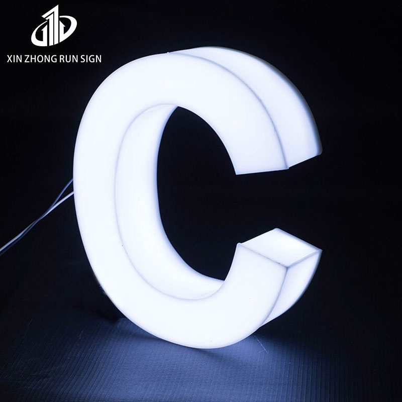 Wall 3D carved PVC letters acrylic crystal signboards customized billboards