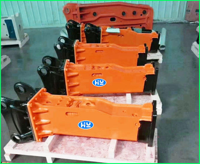 68mm Chisel Hydraulic Rock Breaker Hammer 4-7t Skid Steer Concrete Breaker