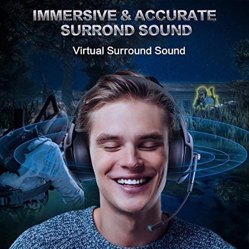 LED Light 20000Hz 2.2m ONIKUMA K6 Gaming Headset