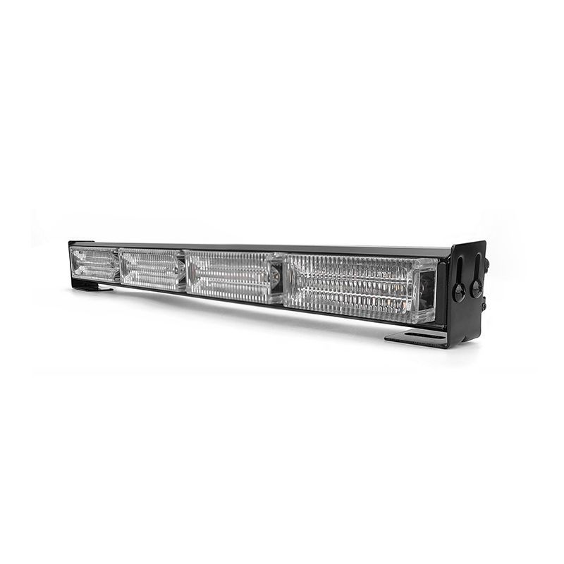 Emergency Light Bars Traffic Advisor LED Strobe Amber White Light Bar Kit Rainproof Warning Caution Turn Signals 12V