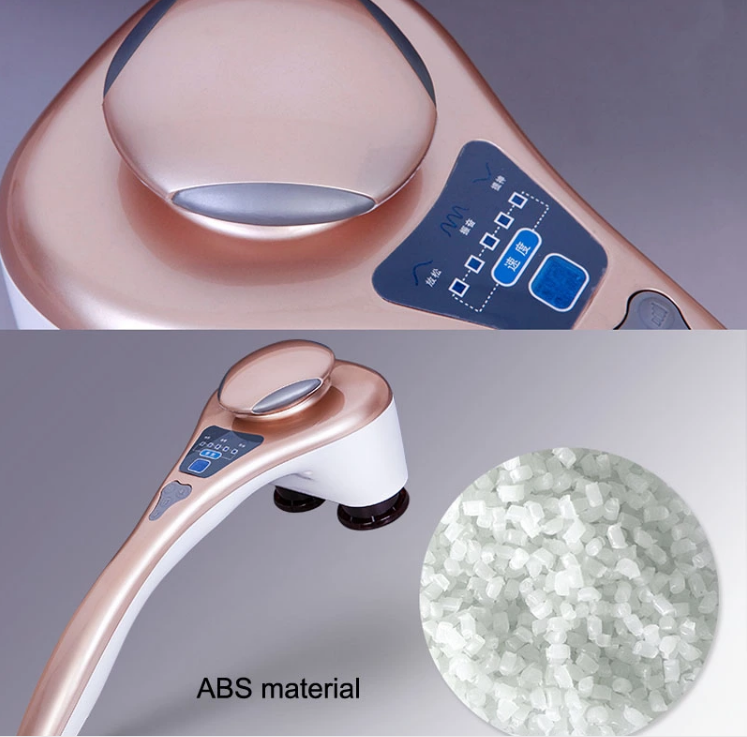 Three Modes Dual Tapper Handheld Percussion Massager With Shiatsu And Heating