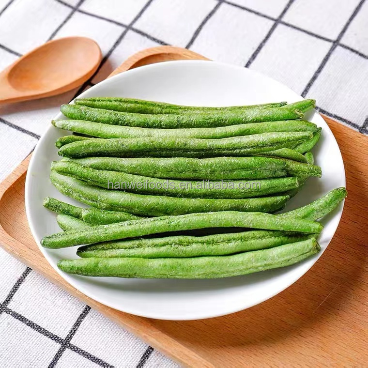 Vaccum Fried Fresh Healthy Green Vegetables String Bean High Quality Green Beans