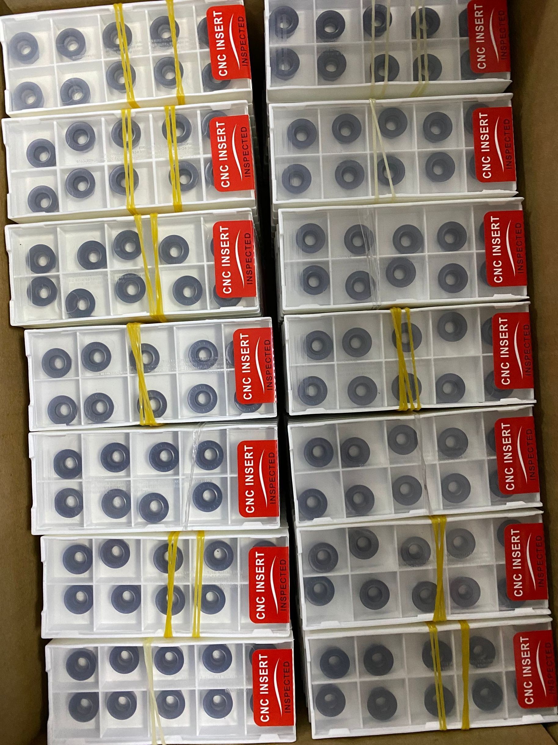 Square SNMX Carbide Turning Insert Cemented High Feeding For Cnc Machine