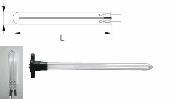 Germicidal UV Light High Ozone U Shape Cold Cathode Lamps applied in sterilize 253.7nm uv lamp