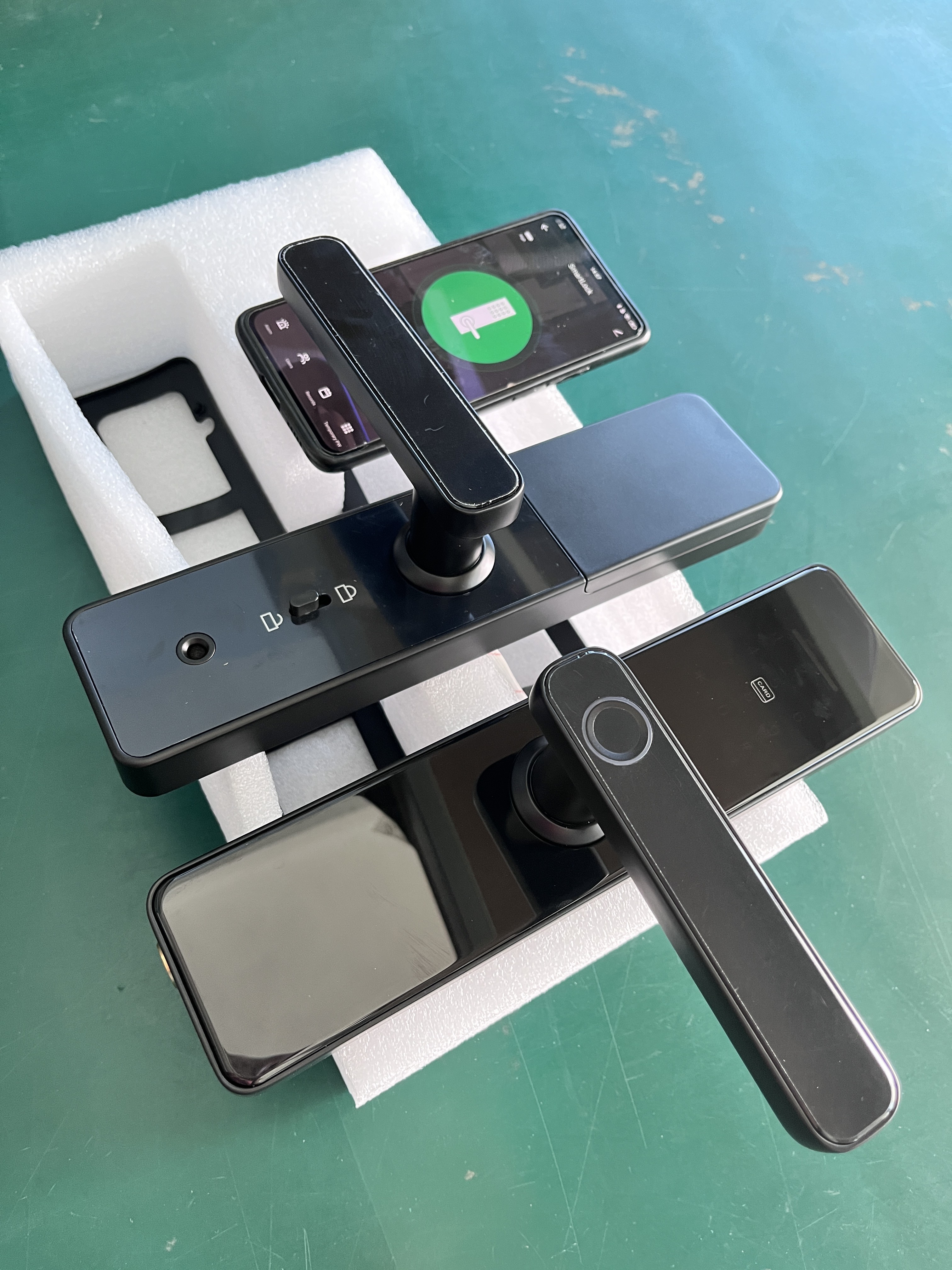 Biometric Fingerprint Wifi Lock Tuya Zigbee TTlock Smart Digital Door lock