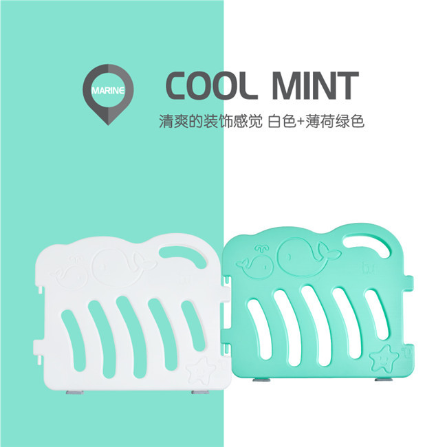 Safety Folding Plastic Marine Child Safety Playpen HDPE For Baby Happy Playing