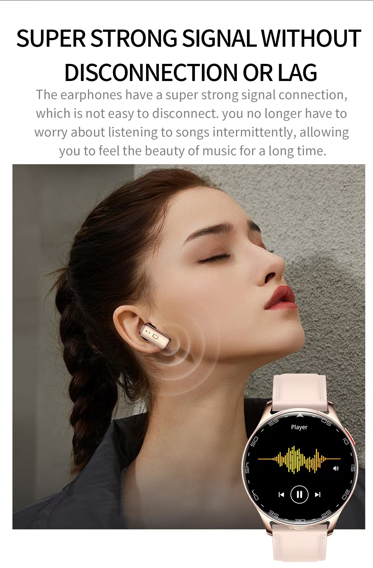 T97 Smart Watch IP67 waterproof 2 In 1 Smart Watch With Wireless Earphones
