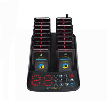 Dining Halls electronics New design restaurant vibration pager 1 keypad 15 pagers