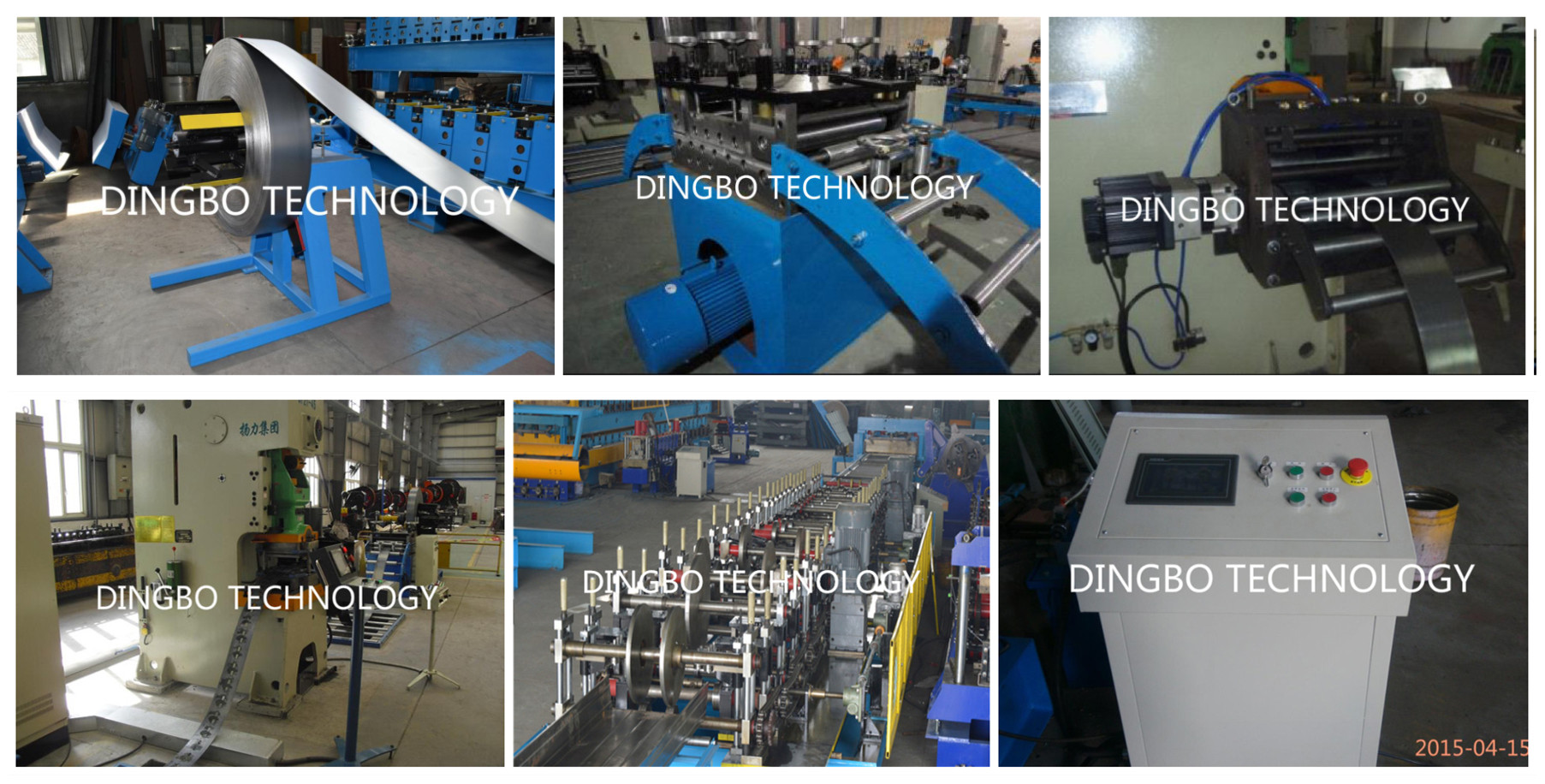 Main Motor Power 22KW Cable Tray Ladder Manufacturing Roll Forming Machine PLC System Controller