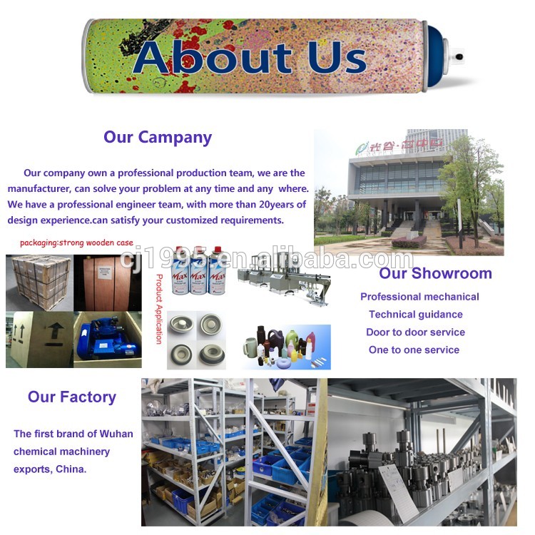 Foam Cleaner Spray aerosol filling machine