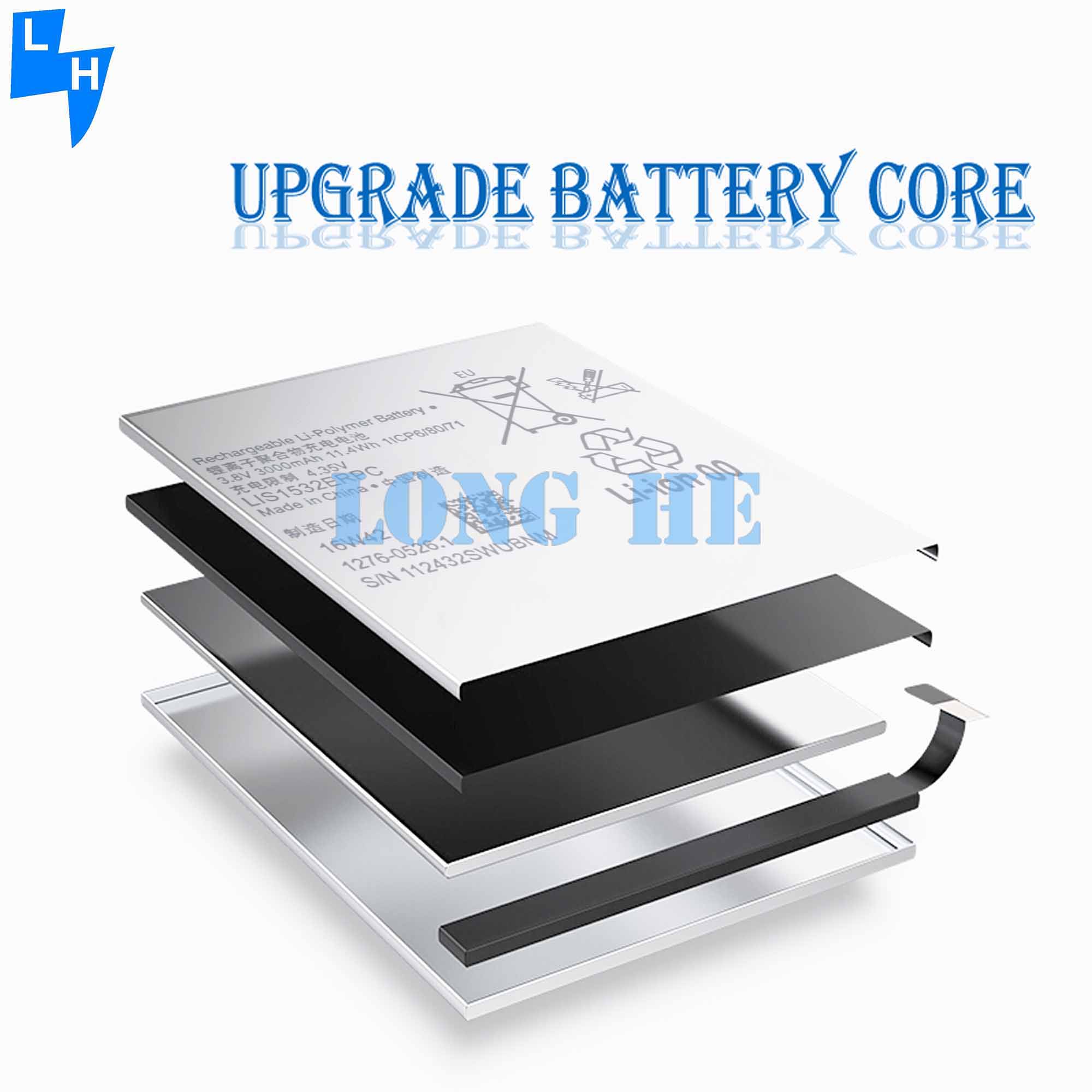 500PCS OEM LIS1532ERPC 3.85V 3000mAh Mobile Phone Battery for SONY Xperia Z1S 4G/C6916