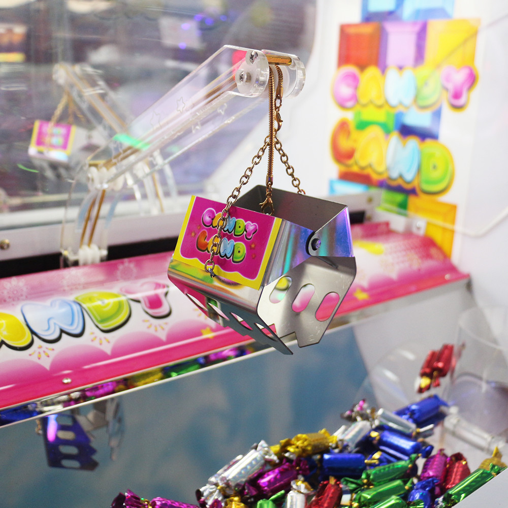 Kids Prize Cube Claw Machine Coin Operated Sugar Digger 140 Watt Power