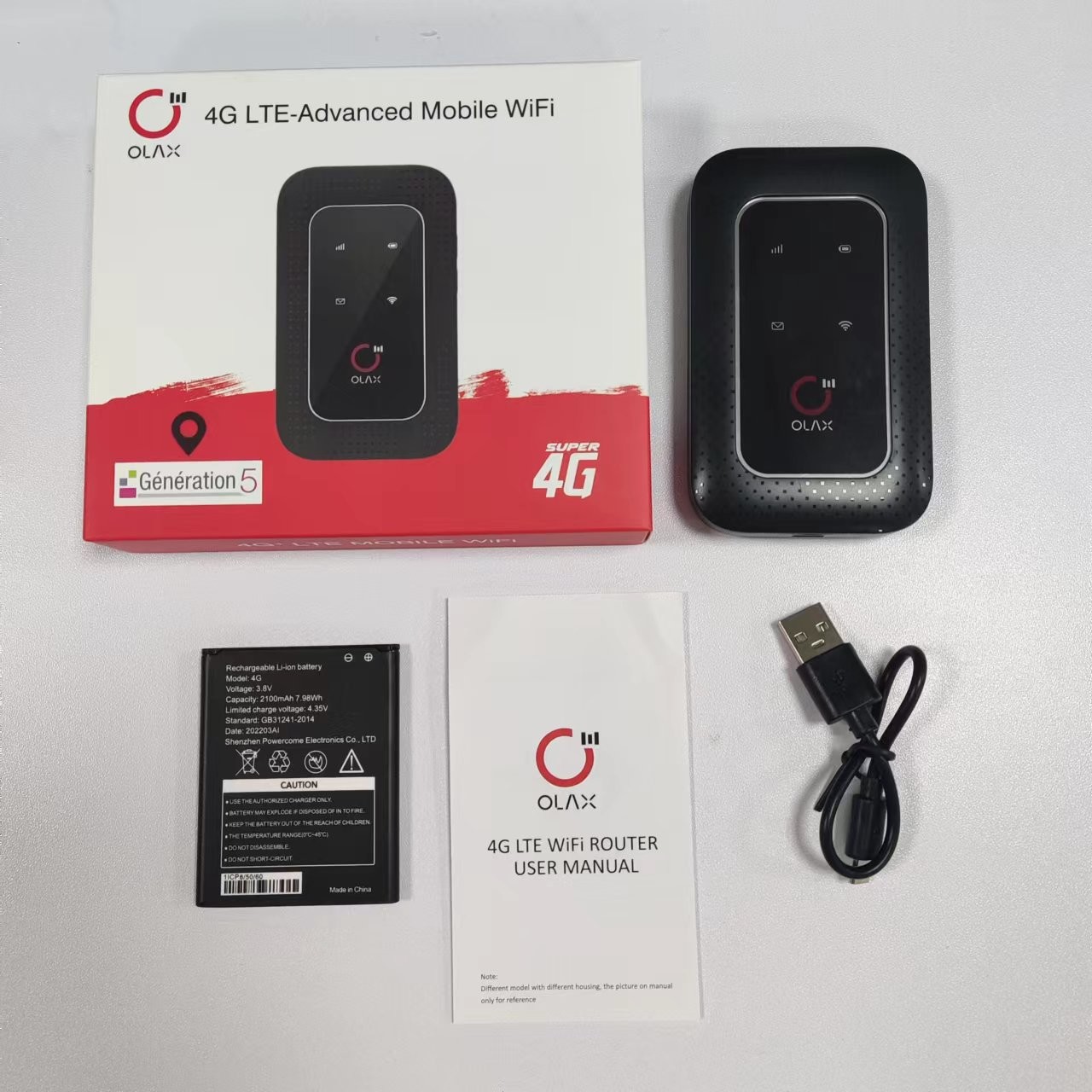 Olax WD680 High Speed 4g Pocket Router Unlocked Mobile Hotspot Wifi Router