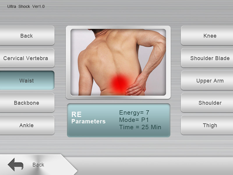 Muscle Relaxing Ultrasound Physiotherapy Machine Convenient Operation