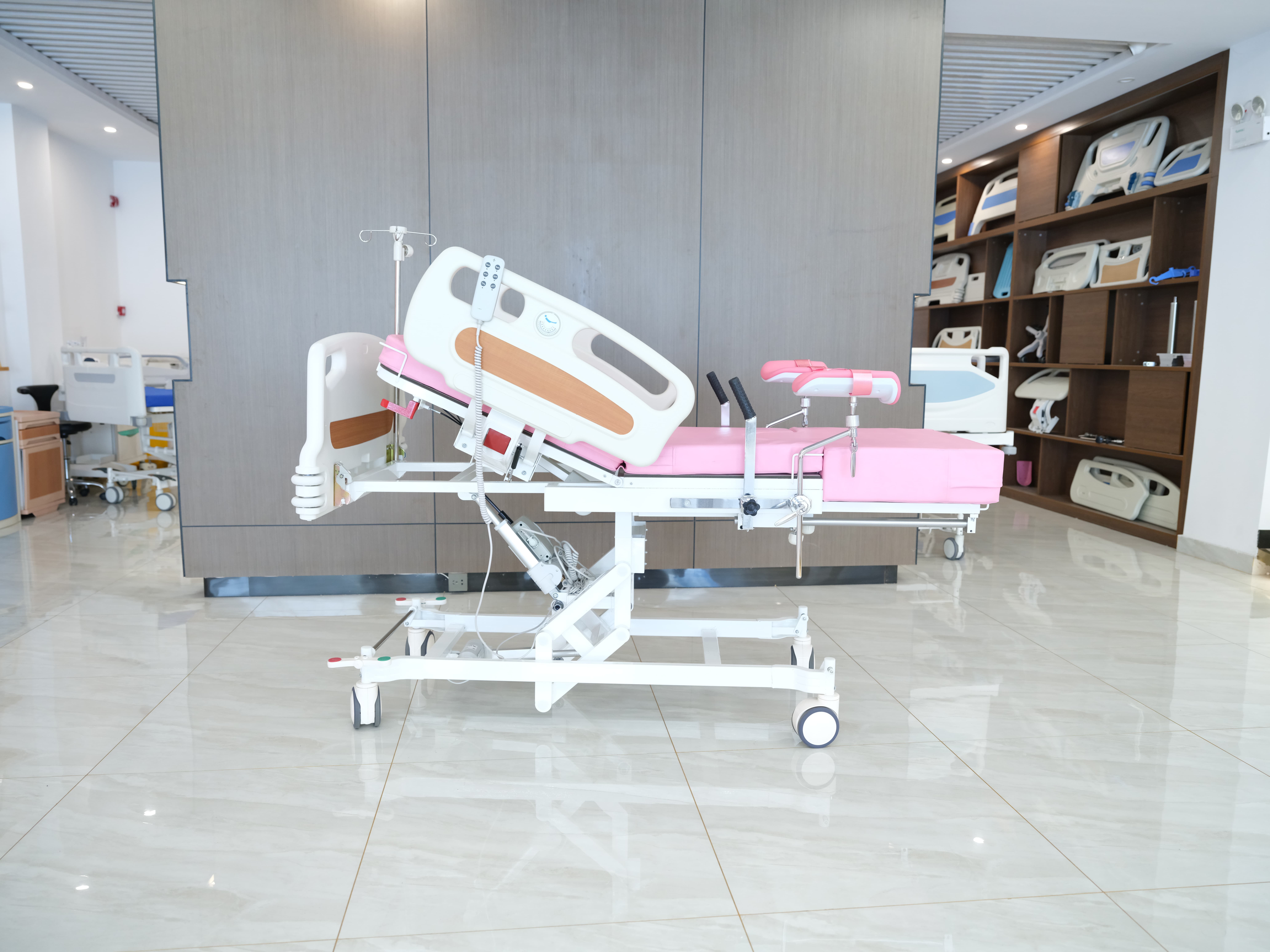 Manual Gynecological Exam Bed with Adjustable Back Plate Adjustable Customization