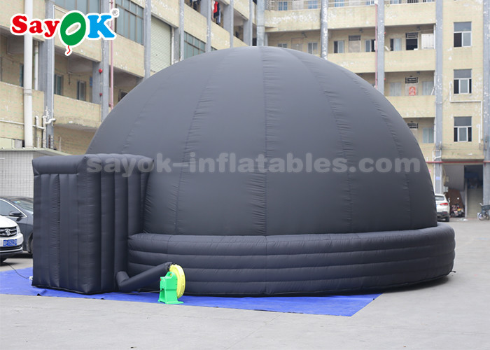 7 Meter Black Inflatable Planetarium Dome Tent for Kid's Education Science Display