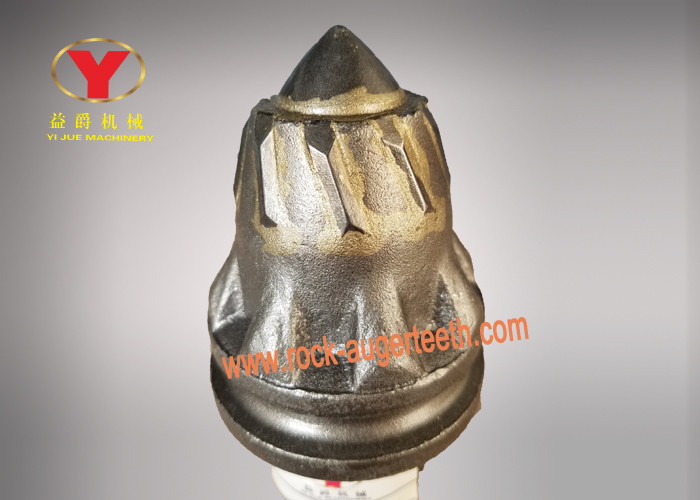 125mm Height Rock Auger Teeth Eight Piece Robe With Tungsten Carbide Material