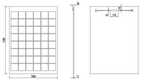 200w transparent solar panels for greenhouses BIPV mono cells