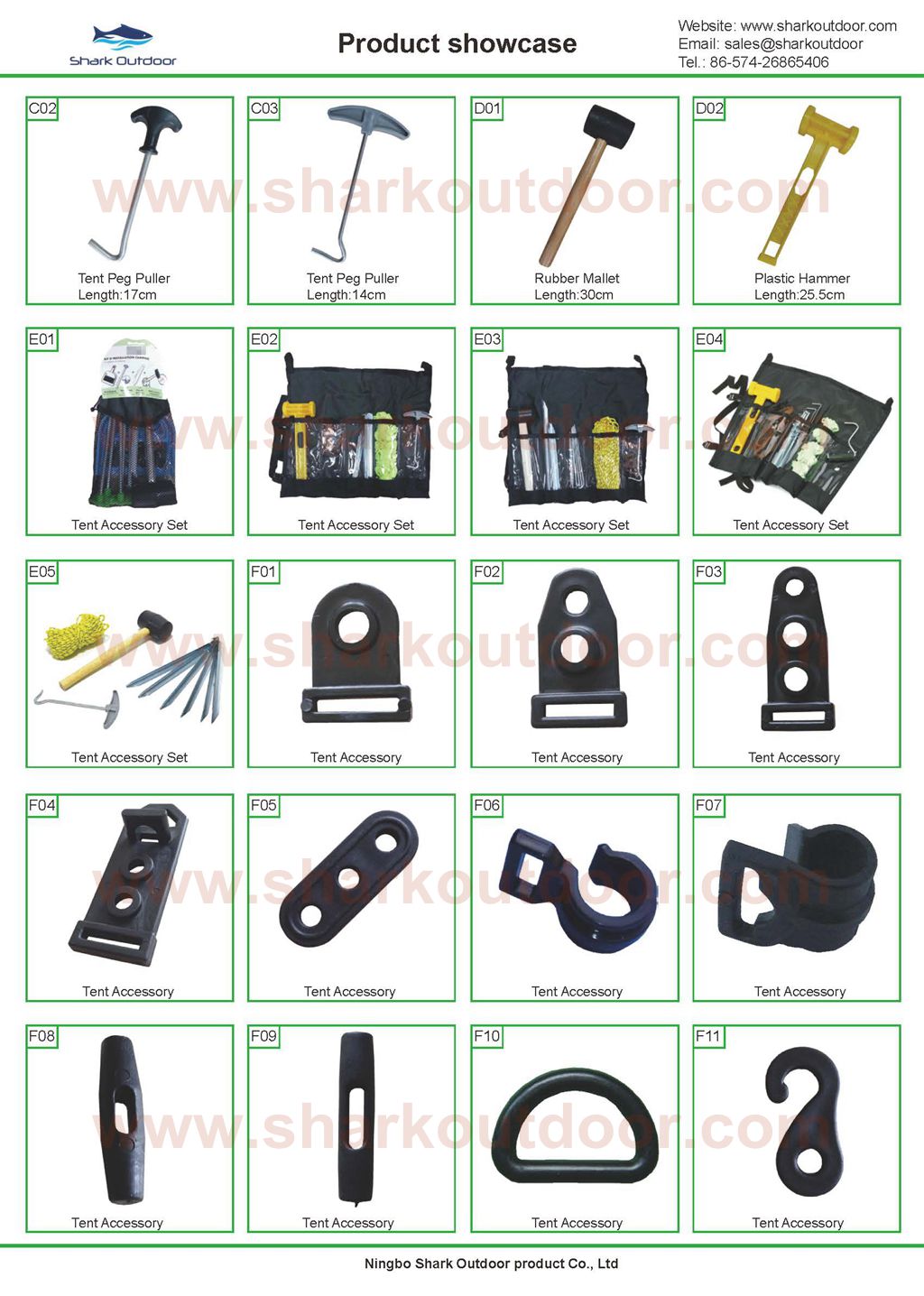 Tent peg stake accessory