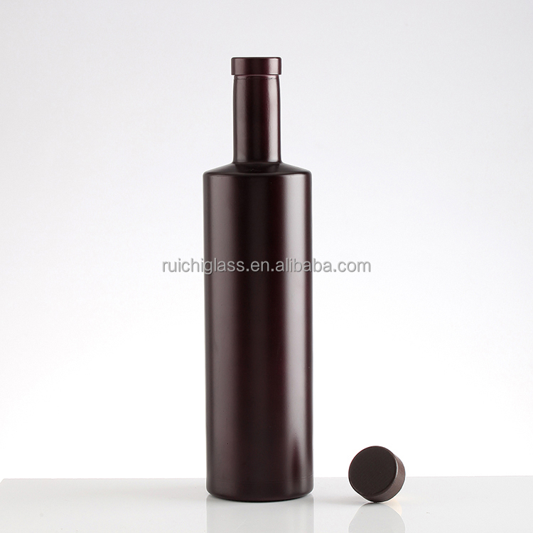 Super Flint Glass Most Popular Clear Brandy Bottle Customized Custom Make