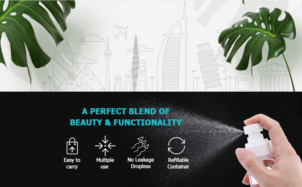 100ml Ergonomic Nano Fine Spray Bottle With Round Bottom