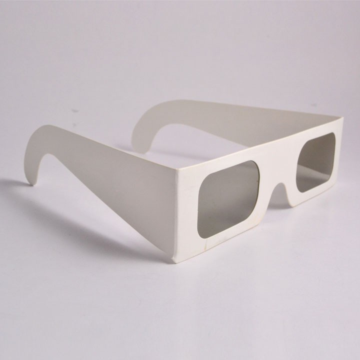 ChromaDepth 3D Glasses-White Cardboard-Chroma Depth,Paper Passive Chromadepth clear lens 3d glasses