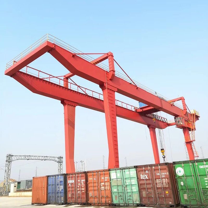 Customizable Gantry Crane Double Girder Controlled By Cabin Or Remote 7.5-30m Span