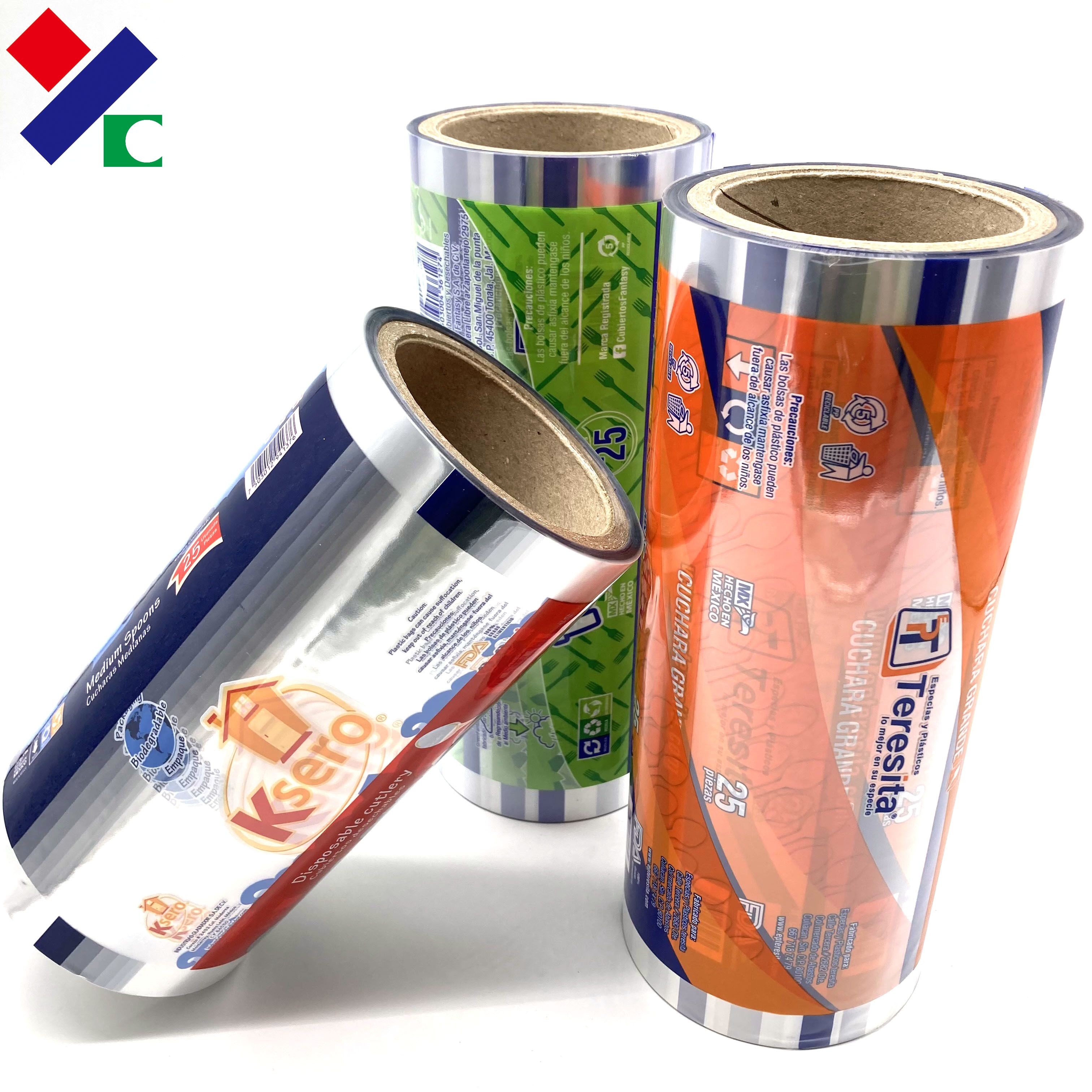 Dry Wet Food Bopp Film Roll Automatic Package 45 50 55 Microns