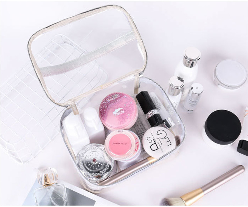 Transparent Clear PVC Makeup Organizer Cosmetic Bag