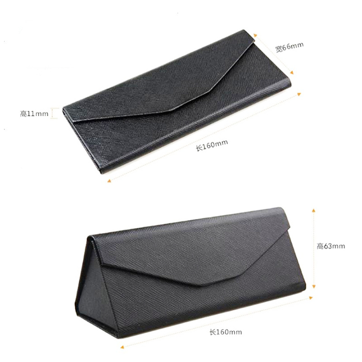 Custom Printed Foldable Eyeglass Case Excellent Impact Resistance