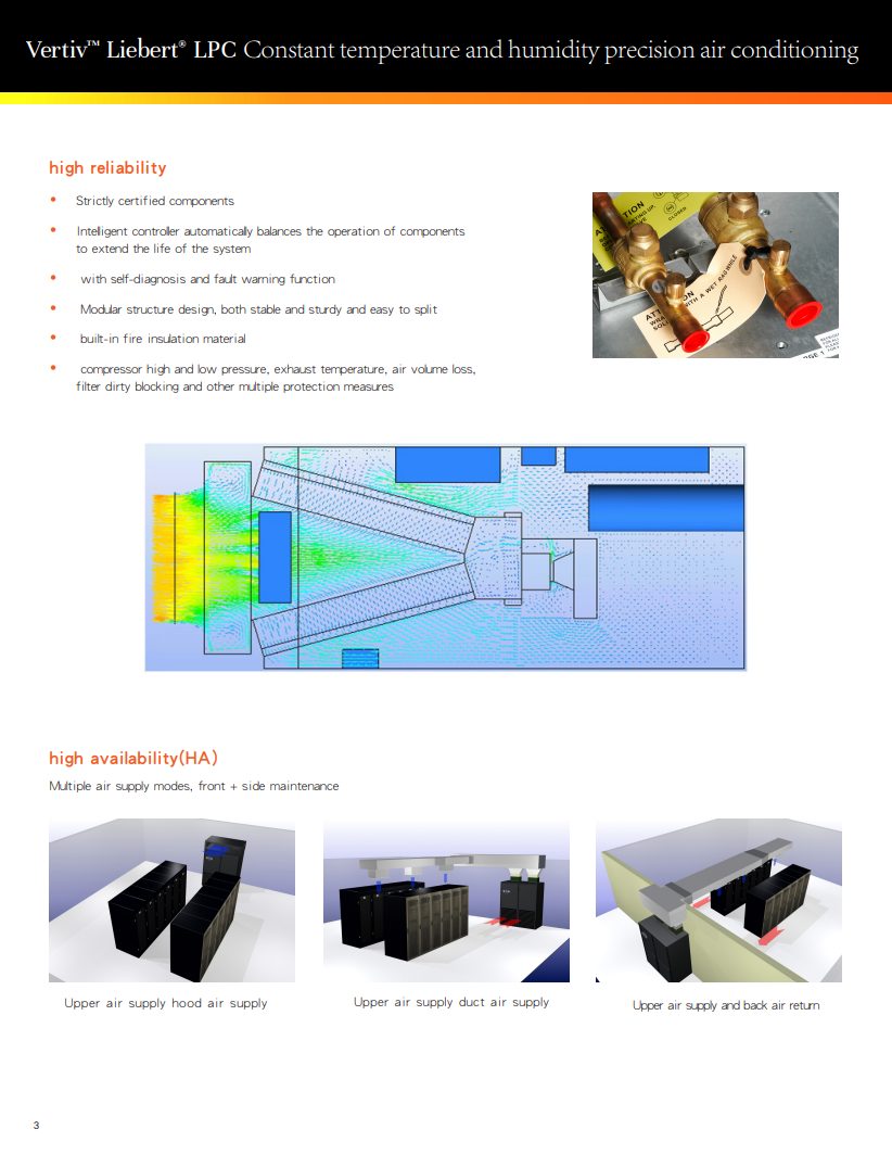 Vertiv Liebert LPC 15KW Constant Temperature Humidity Air Conditioning for Industrial