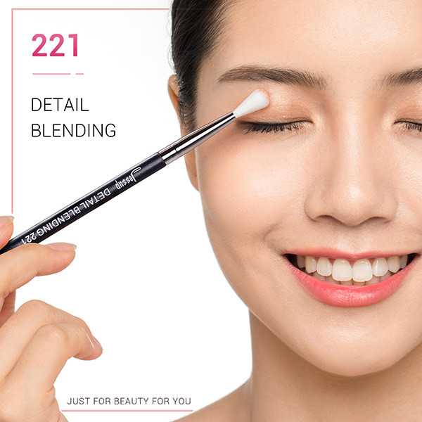 Jessup 1pc Powder Detail Blending Brush Synthetic Hair Individual Use